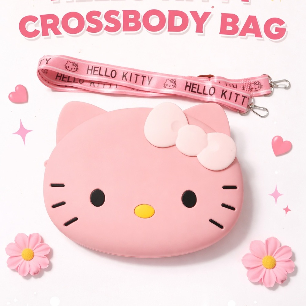 Hello Kitty Pink Crossbody Bag